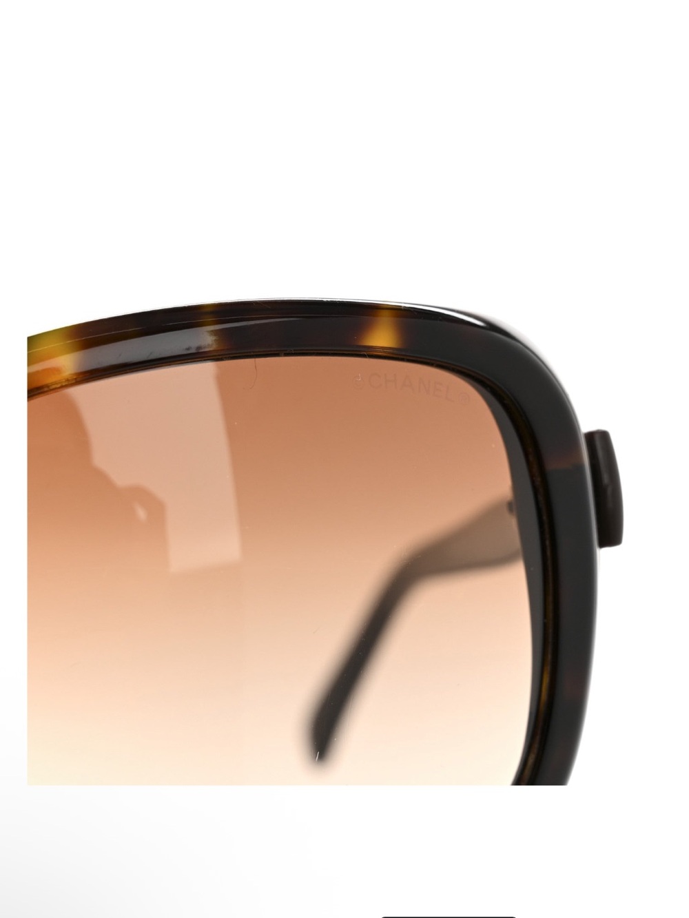 CHANEL CC Bow Tortoiseshell Sunglasses Brown Gradient Lenses - Picture 5 of 16